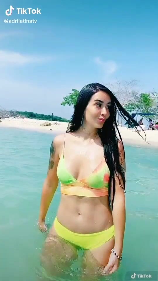 Cute Adriana Valc Rcel In Bikini In The Sea Sexyfilter