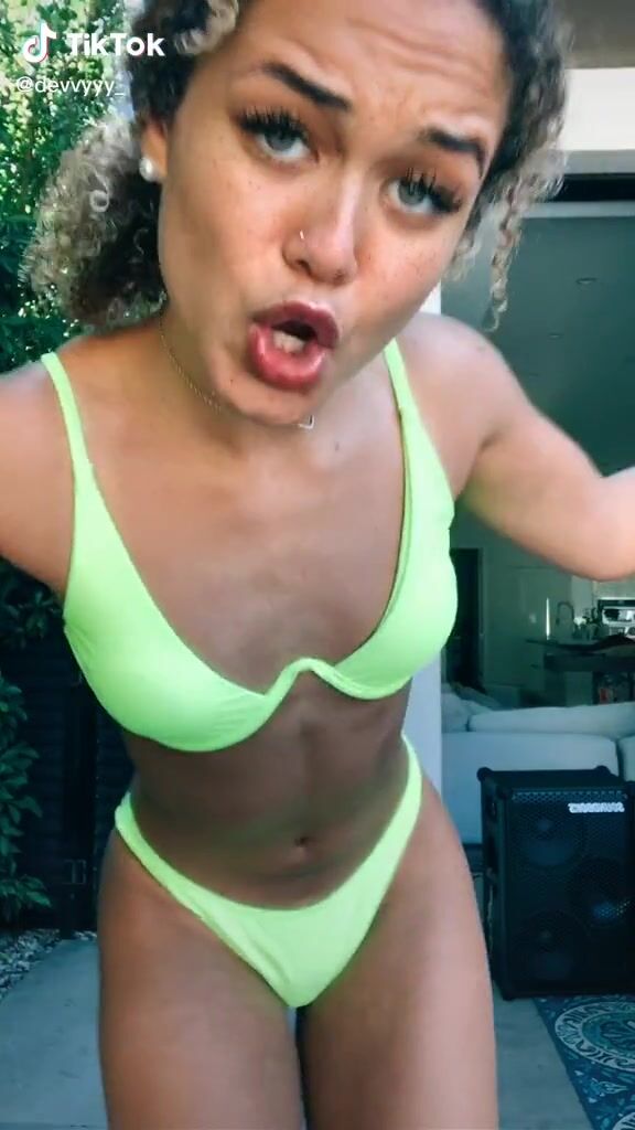 Devyn Winkler In Cute Lime Green Bikini Sexyfilter