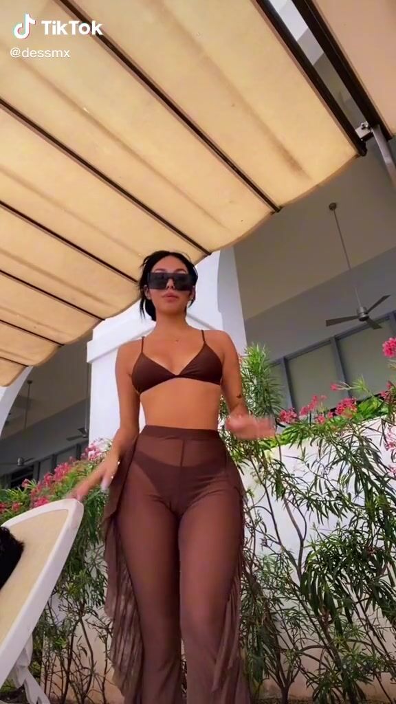 Hot Destiny Salazar In Brown Bikini Sexyfilter