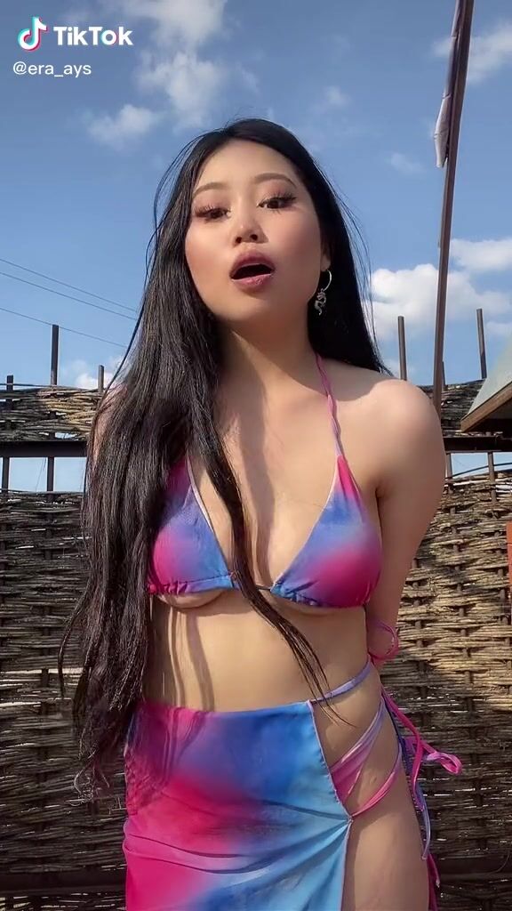 Sweetie Ayushieva Erzhena In Bikini Shows Underboob Sexyfilter