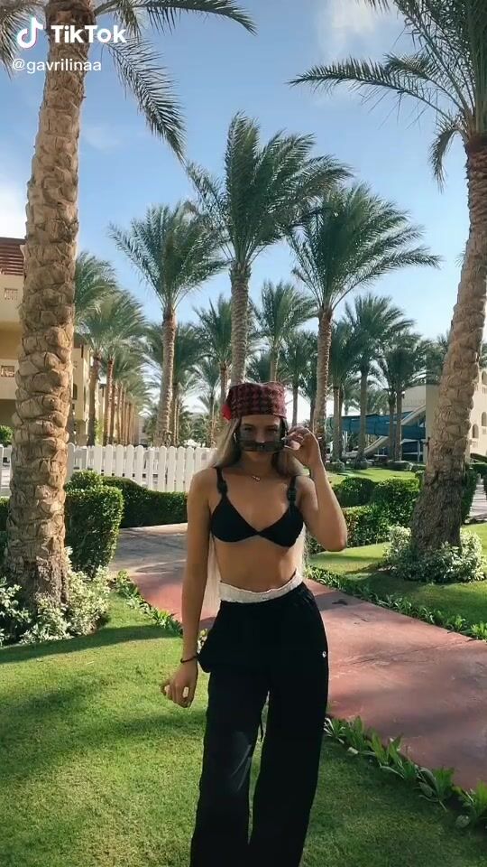 Cute Julia Gavrilina In Black Bikini Top Sexyfilter