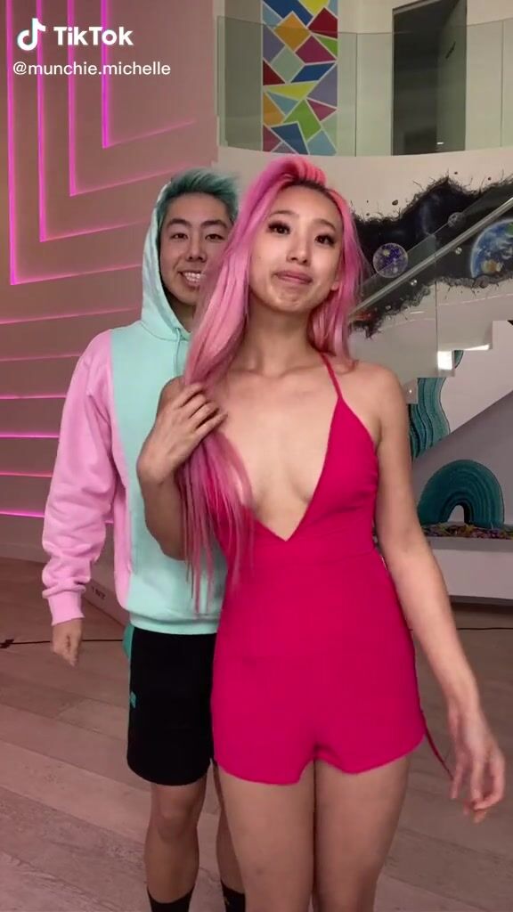 Sexy Michelle Chin In Pink Overall Sexyfilter