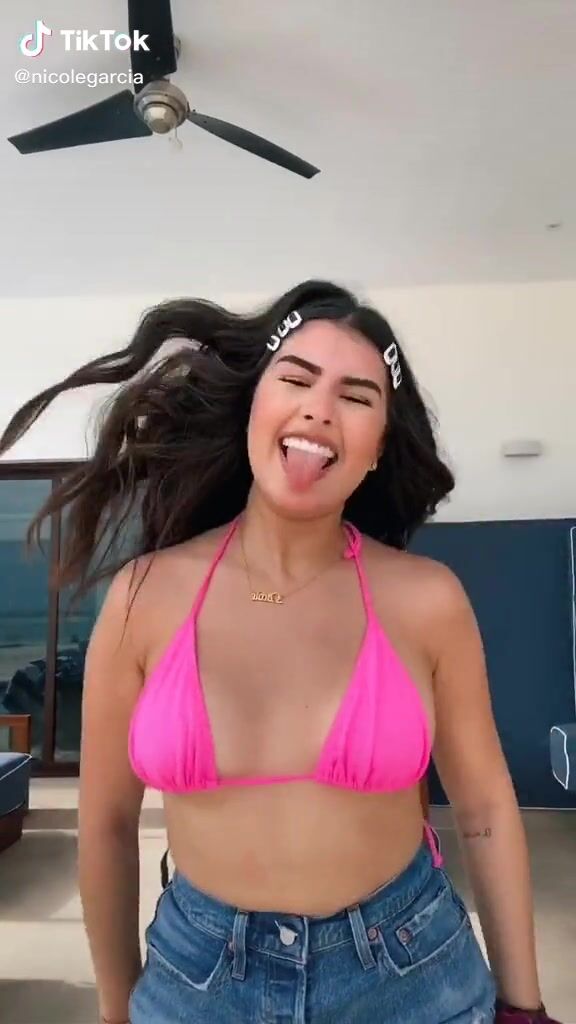 Amazing Nicole Garc A In Hot Pink Bikini Top Sexyfilter