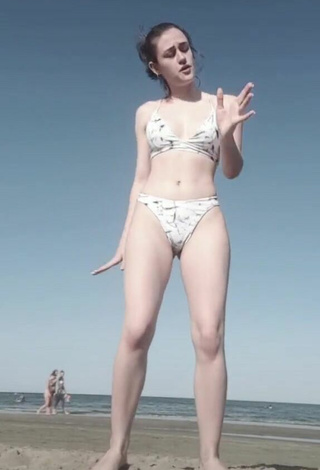 1. Hot Alba Castello in Bikini at the Beach