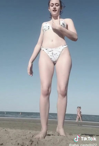 5. Hot Alba Castello in Bikini at the Beach