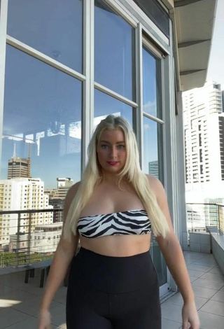 1. Beautiful Alexandria Knight in Sexy Bikini Top