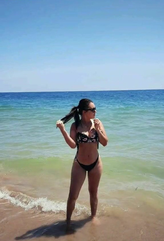 1. Hot Alexandra Maria in Bikini at the Beach
