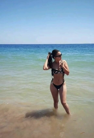 Hot Alexandra Maria in Bikini at the Beach