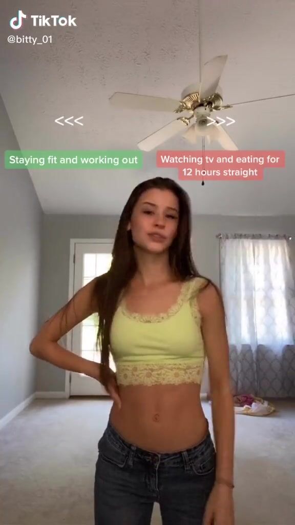 Sweet Alexis Dudley in Cute Yellow Crop Top sexyfilter