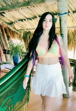 1. Beautiful Adriana Valcárcel in Sexy Bikini Top