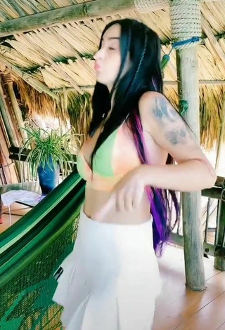 4. Beautiful Adriana Valcárcel in Sexy Bikini Top