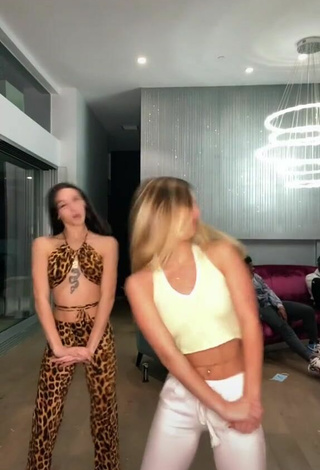 2. Sexy Arianna Flowers in Leopard Hot Top