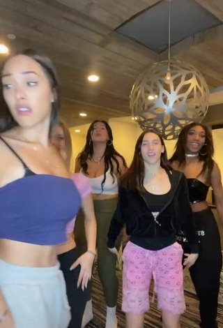 4. Fine Arianna Flowers in Sweet Crop Top and Bouncing Boobs