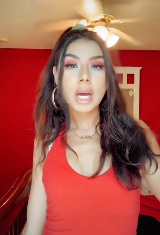 3. Sexy Nathalie Gisselle in Red Crop Top