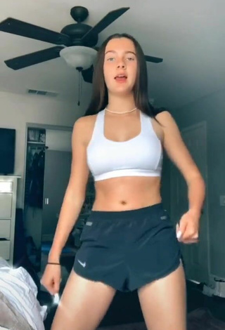 4. Sexy Ava Clark in Black Sport Shorts