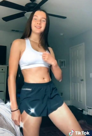 5. Sexy Ava Clark in Black Sport Shorts