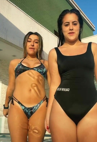 3. Sexy Bia Herrero in Swimsuit at the Pool