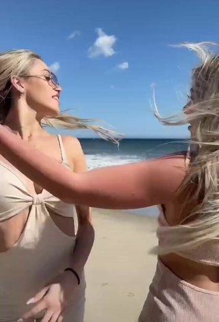 2. Sweetie Brittanie Nash Shows Butt at the Beach