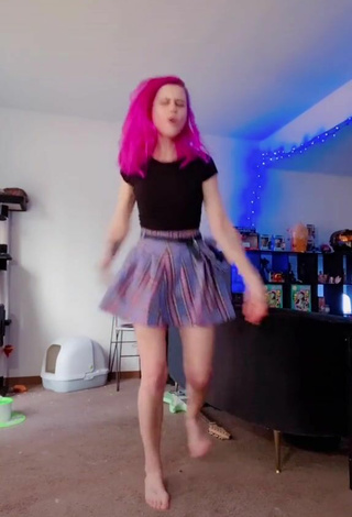 2. Sexy Brooklyn Jade in Skirt