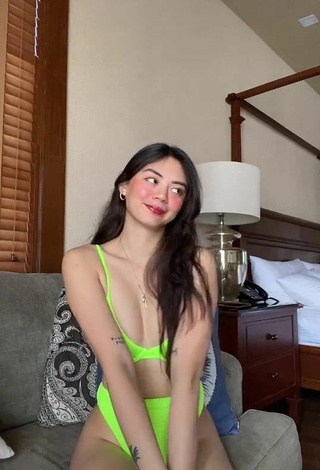 3. Hot Camille Trinidad in Lime Green Bikini