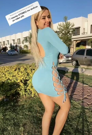 1. Sweetie Alemia Rojas Shows Butt in a Street