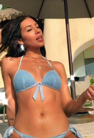 2. Alexia García Looks Erotic in Grey Bikini