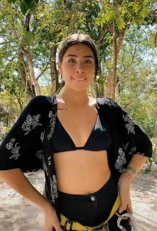 Alexia García in Sweet Black Bikini