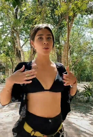 3. Alexia García in Sweet Black Bikini