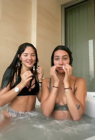 4. Sexy Alexia García Shows Cleavage in Bikini Top