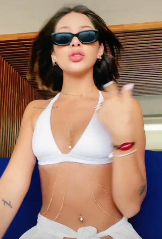 3. Sensual Alexia García in White Bikini