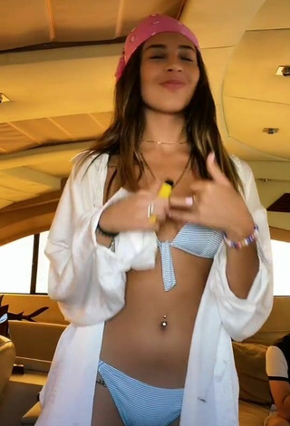 4. Beautiful Alexia García in Sexy Grey Bikini