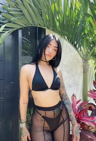 3. Sexy Nicole Amado in Black Bikini