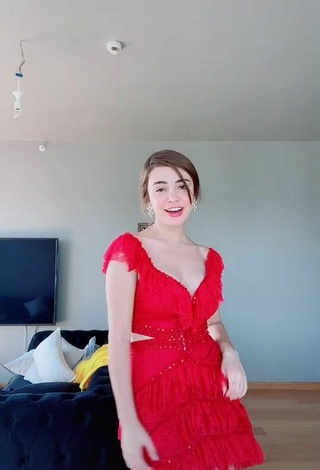 5. Sexy Ece in Red Dress