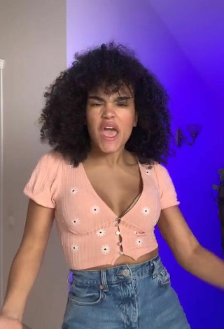2. Beautiful Tracy in Sexy Crop Top