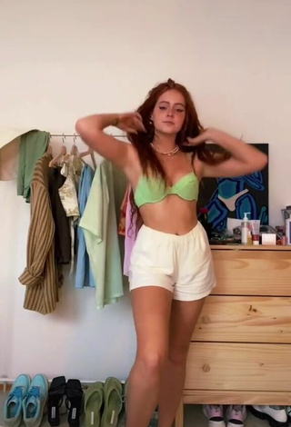 3. Sweetie Faith Collins in Light Green Bikini