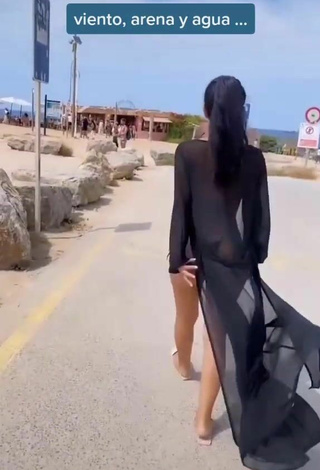3. Hot Franjomar in Black Bikini at the Beach