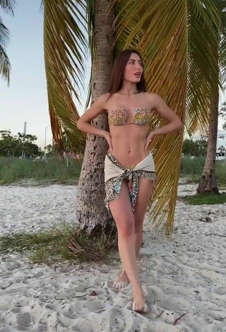 4. Georgina Mazzeo in Inviting Bikini at the Beach