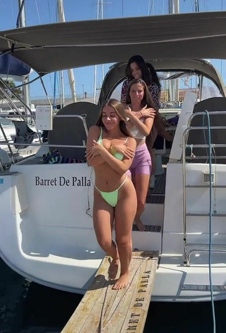 4. Amazing Isabelli Brunelli in Hot Crop Top on a Boat