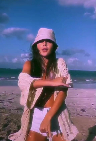 2. Hot Jade Picon in Bikini Top at the Beach