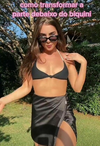 2. Sexy Jade Picon in Black Bikini Top