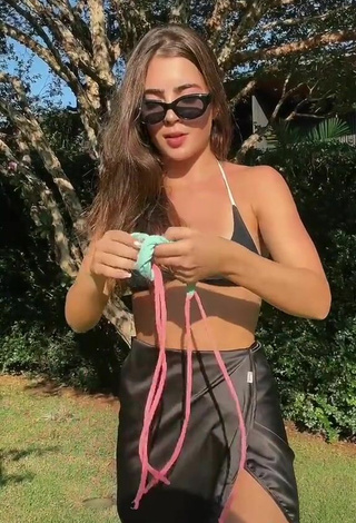 4. Sexy Jade Picon in Black Bikini Top