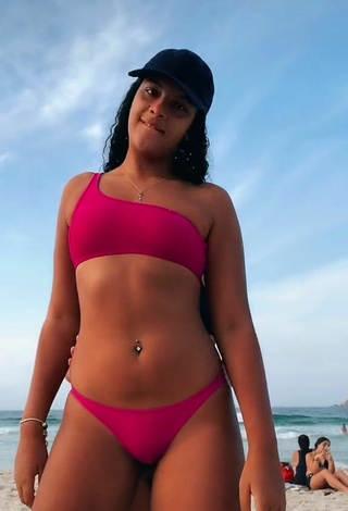2. Sexy Julia Antunes Shows Cleavage in Bikini at the Beach