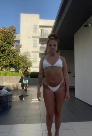 Sexy Kayla Granda in White Bikini