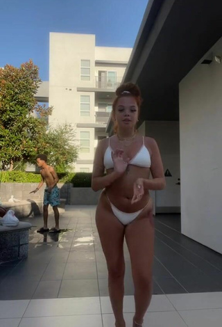 2. Sexy Kayla Granda in White Bikini