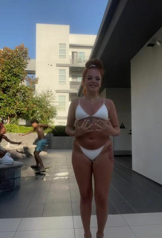 3. Sexy Kayla Granda in White Bikini