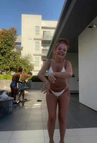 5. Sexy Kayla Granda in White Bikini