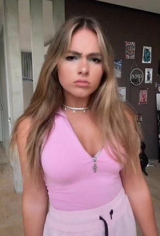 3. Sexy Michelle Kennelly in Pink Top
