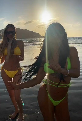 4. Sexy Kimberly Flores in Bikini at the Beach