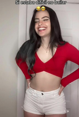 4. Hot Leidy Riascos in Red Crop Top