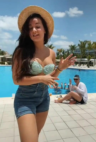 4. Sexy Lana in Bikini Top at the Pool